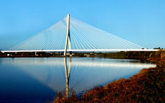 Front view of the bridge